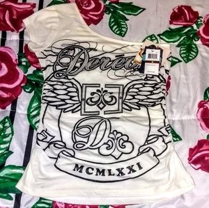 Dereon T Cold Shoulder Blouse